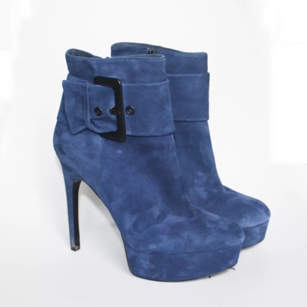 VIA SPIGA DEMETRA PLATFORM suede ANKLE BOOTS
